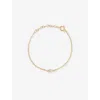 Enamel Copenhagen Womens  Balloon 18ct Yellow Gold-plated 925 Sterling-silver Bracelet In Sparkle