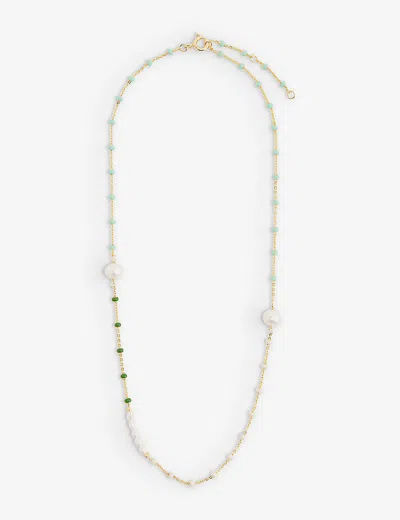 Enamel Copenhagen Lola Glory 18ct Gold-plated Sterling-silver Necklace In Confident
