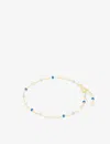 Enamel Copenhagen Womens Marine Lola 18ct Gold-plated 925 Sterling-silver Bracelet