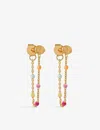 Enamel Copenhagen Lola Earring In Rainbow Gold