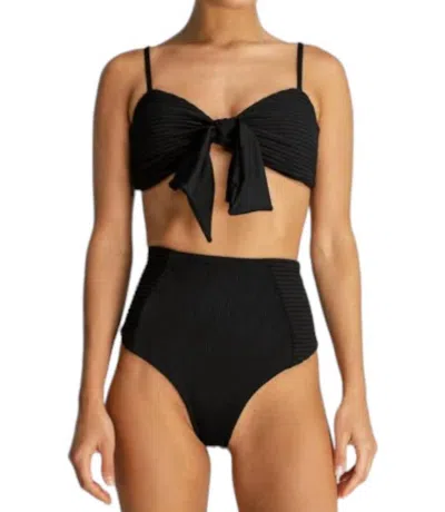 Encantadore Briana Bikini Top In Black