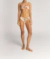 Encantadore Irati Bikini Top In Tropico In Beige