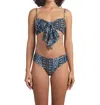 Encantadore Macarena Bikini Top In Tola In Multi