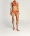 Encantadore Trisha Bikini Bottom In Rubi In Multi