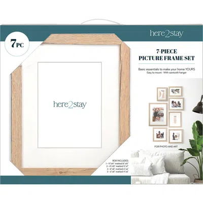 Enchante 7-piece Picture Frame Set In White