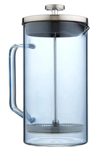 Enchante Glass French Press In Blue