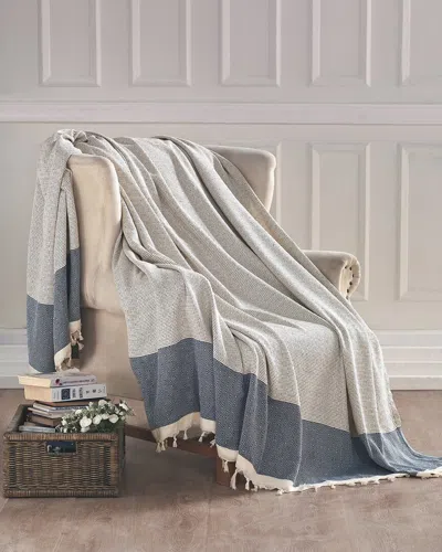 Enchante Home Diamente Turkish Cotton Throw Blanket