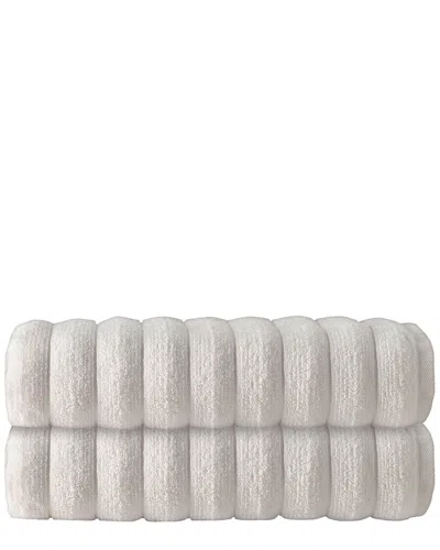 Enchante Home Set Of 2 Vague Bath Towels