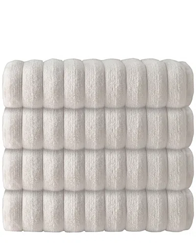 Enchante Home Set Of 4 Vague Bath Towels