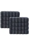 Enchante Home Set Of 8 Vague Hand Towels