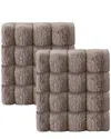 Enchante Home Set Of 8 Vague Wash Towels