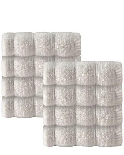 Enchante Home Set Of 8 Vague Wash Towels