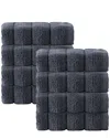 Enchante Home Set Of 8 Vague Wash Towels