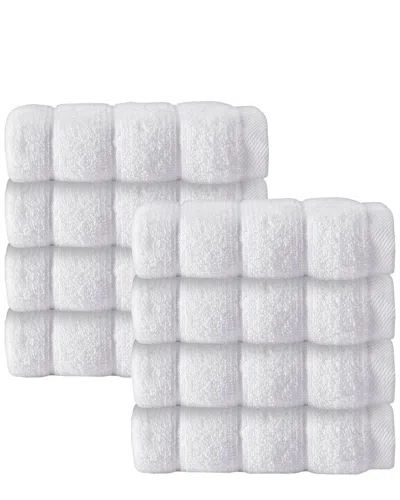 Enchante Home Set Of 8 Vague Wash Towels