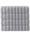 Enchante Home Vague Turkish Cotton 4pc Hand Towels In Silver