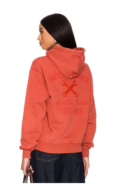 Enchante Parts & Service Hoodie In Red