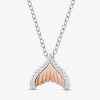 Enchanted Fine Jewelryâ By Disney Enchanted Disney Fine Jewelry Womens 1/6 Ct. T.w. Natural White Diamond 10k Rose Gold Sterling Silve In Metallic