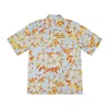 Endless Acid Flower Aloha Multicolored Button-down Shirt In Blue
