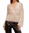 Endless Blu. Adele Top In Beige In Neutral