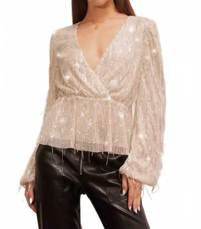 Endless Blu. Adele Top In Beige In Neutral