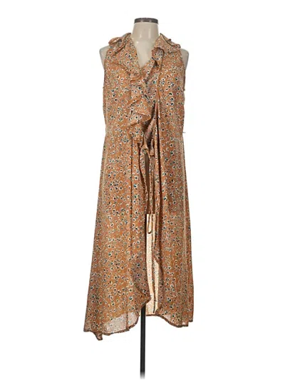 Pre-owned Endless Blu. Casual Dress In Brown