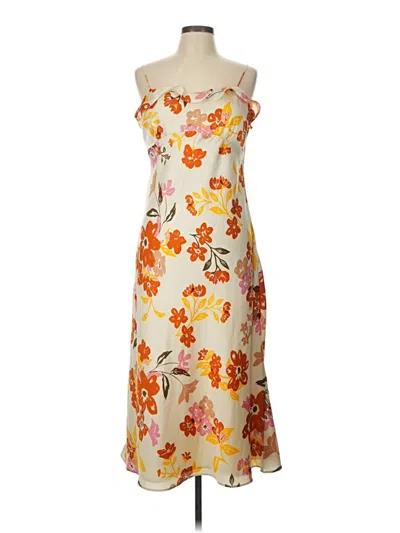 Pre-owned Endless Blu. Casual Dress In Orange