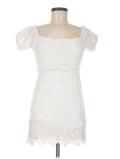 Pre-owned Endless Blu. Casual Dress In White