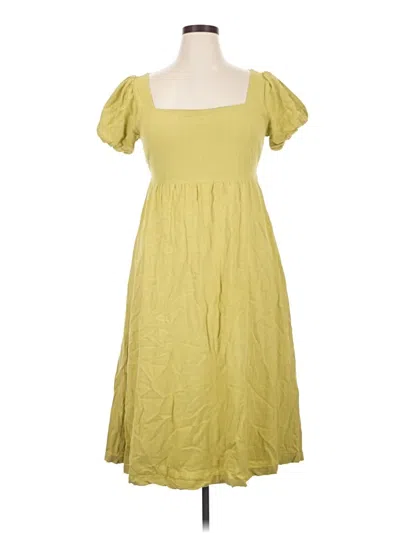 Pre-owned Endless Blu. Casual Dress In Yellow