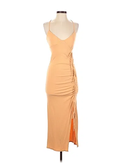 Pre-owned Endless Blu. Cocktail Dress In Tan