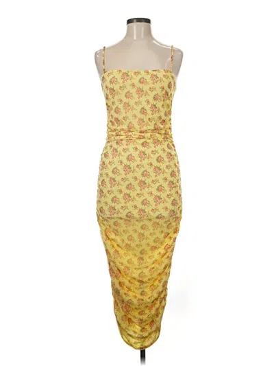 Pre-owned Endless Blu. Cocktail Dress In Yellow
