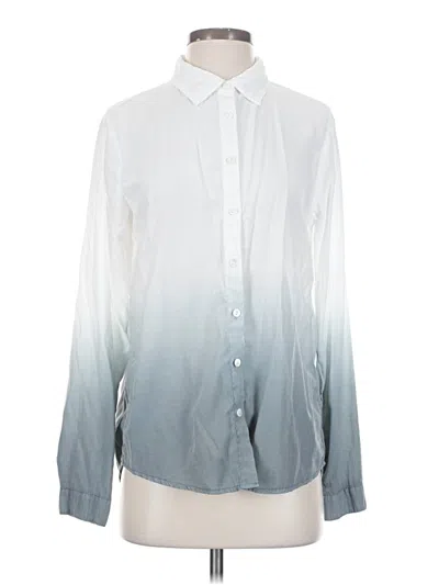 Pre-owned Endless Blu. Long Sleeve Blouse In White