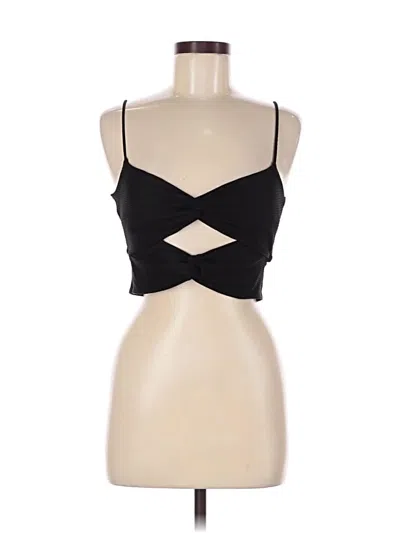 Pre-owned Endless Blu. Sleeveless Top Black Sweetheart Neckline Tops