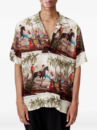 Endless Joy Bandito Graphic-print Short-sleeve Shirt In Multi