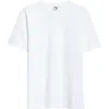 Endless Joy Black Cat Cotton Graphic T-shirt In White