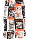 ENDLESS JOY GRAPHIC-PRINT BERMUDA SHORTS