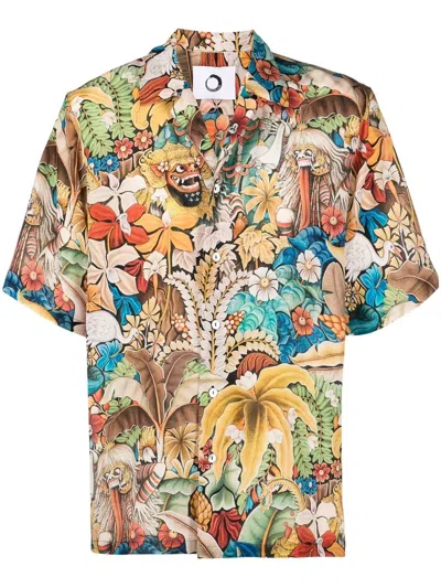 Endless Joy Graphic-print Short-sleeve Shirt In Multicolor