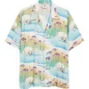 Endless Joy Iris Camp Shirt In Multi