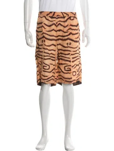 Pre-owned Endless Joy Linen Shorts In Orange