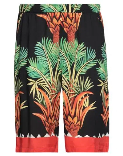 ENDLESS JOY ENDLESS JOY MAN SHORTS & BERMUDA SHORTS BLACK SIZE XL RAYON