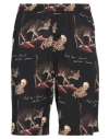 Endless Joy Man Shorts & Bermuda Shorts Black Size Xl Rayon In Black