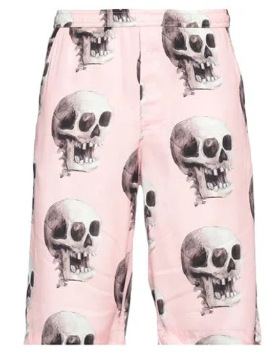 ENDLESS JOY ENDLESS JOY MAN SHORTS & BERMUDA SHORTS LIGHT PINK SIZE L TENCEL, VISCOSE