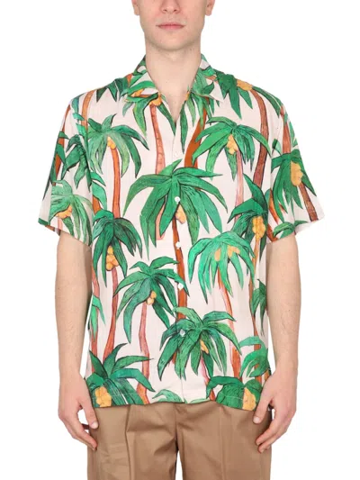 Endless Joy Men's Bowling Neck Mini Shirt In Baby Blue