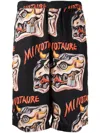 Endless Joy "minotaure" Bermuda Shorts In Multicolour