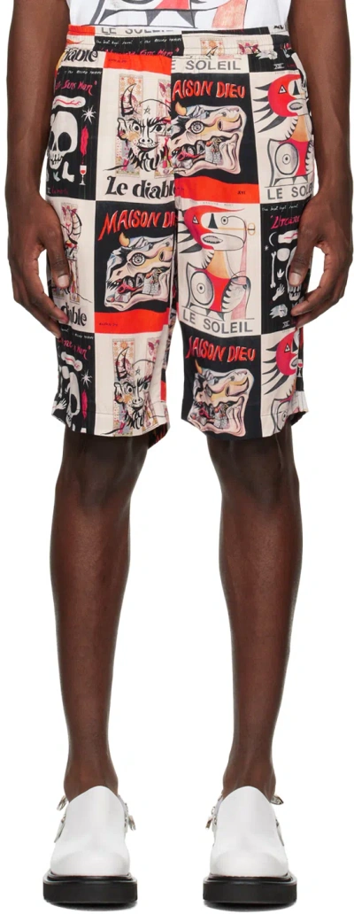 ENDLESS JOY MULTICOLOR TAROT BOARD SHORTS