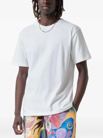 Endless Joy Pleasure Garden Back-print T-shirt In White