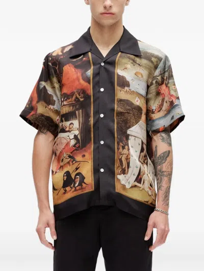Endless Joy Reprobate Border Shirt In Multi