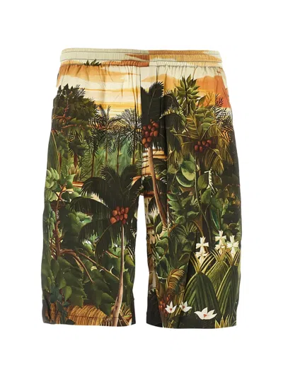 Endless Joy Subak Tropical-print Shorts In Multi