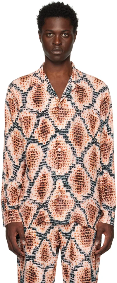 Endless Joy Tan Snake Shirt