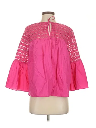 Pre-owned Endless Rose 3/4 Sleeve Blouse In Pink