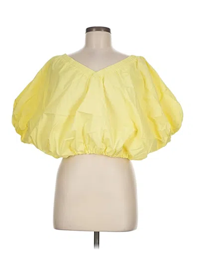Pre-owned Endless Rose 3/4 Sleeve Blouse In Yellow